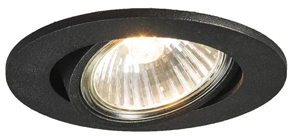 Okos, süllyesztett spotlámpa fekete, állítható, Wifi GU10-zel - Cisco