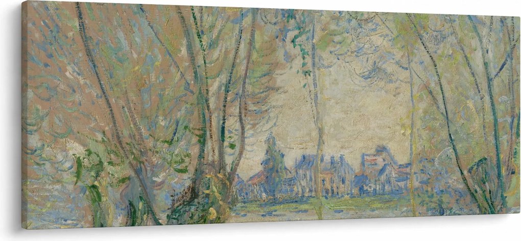 Kép - Claude Monet, Woman Seated under the Willows, reprodukciók (120x50 cm)