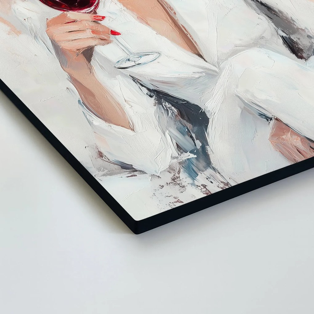 DUBLEZ | Divat művészet kép - Nő borral