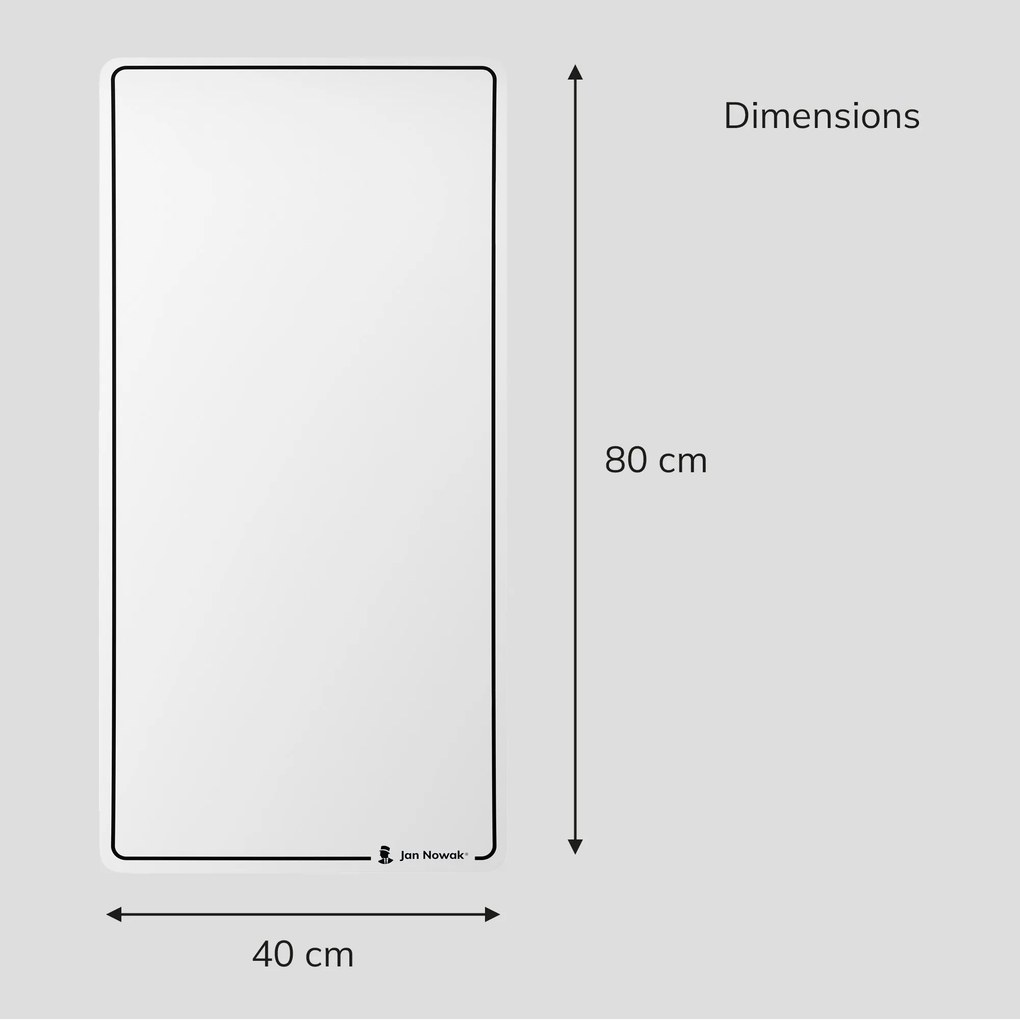 Nagy mágneses flipchart, 400x800 mm, 2 db-os készlet: MAGNETO