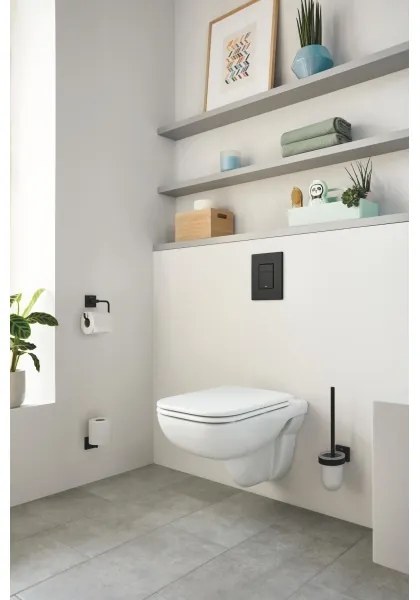 GROHE 409782430 - START CUBE WC-papírtartó, fekete