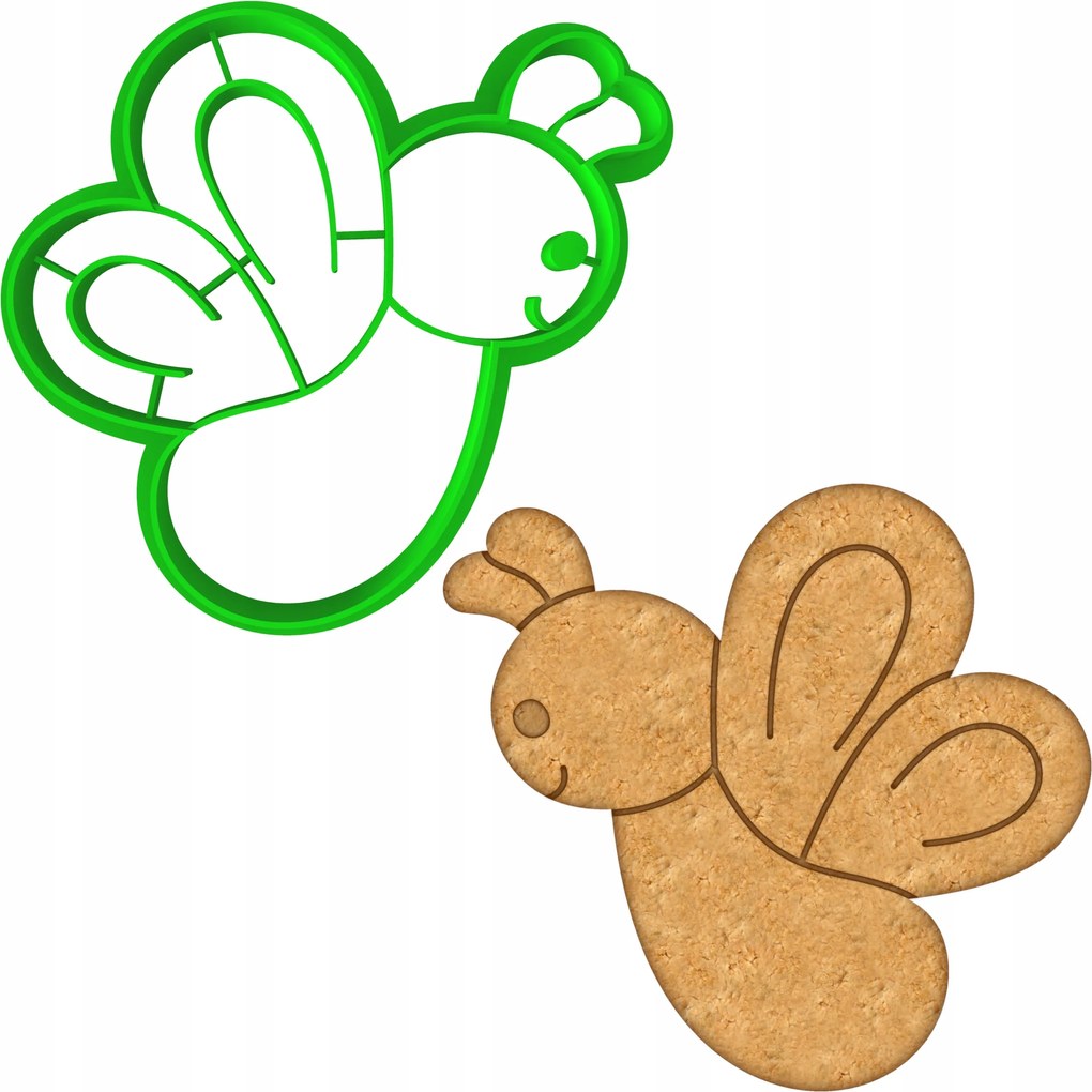 Húsvéti Forma Mézeskalács lyukasztó Húsvéti pillangó 8cm