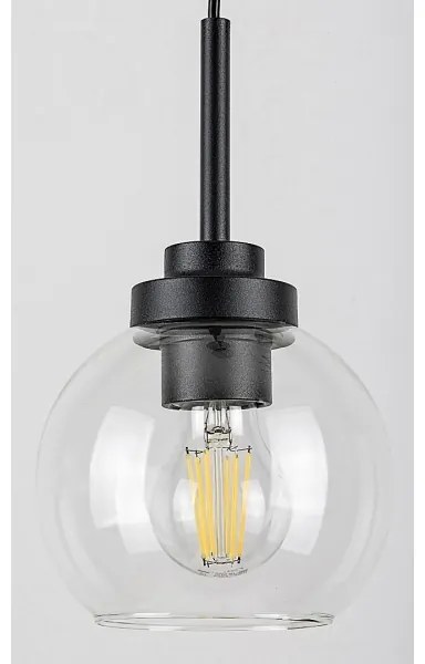 Rabalux 75006 - TIRINA fürdőszobai lámpa 1xE27/15W/230V fekete IP44