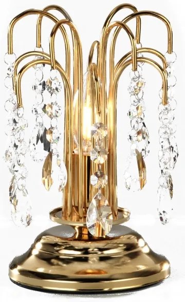 ONLI - Asztali lámpa PIOGGIA 1xE14/6W/230V arany