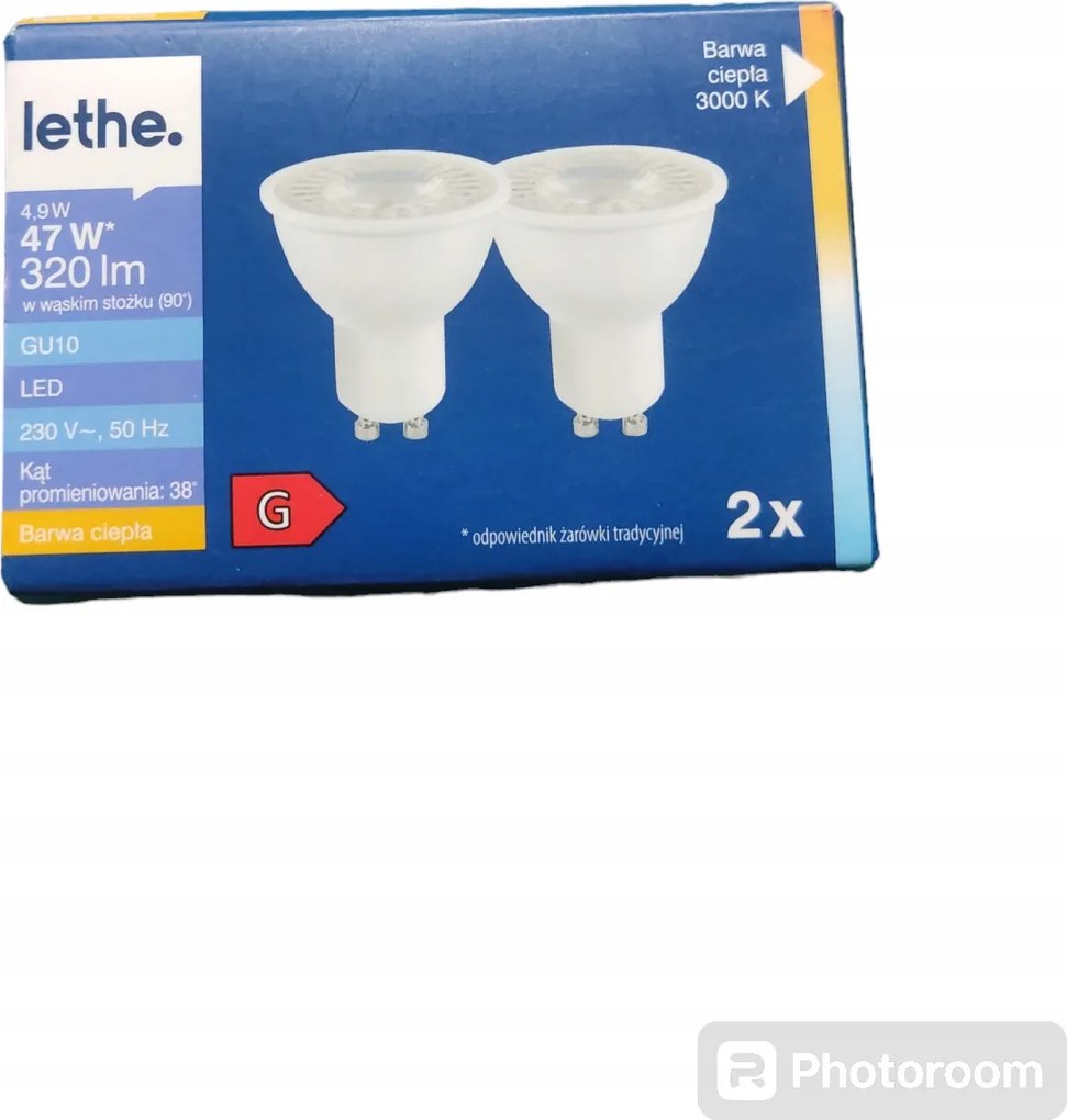 Lethe GU10 Led Izzók szett 2 db Gu10 47 W 2 db
