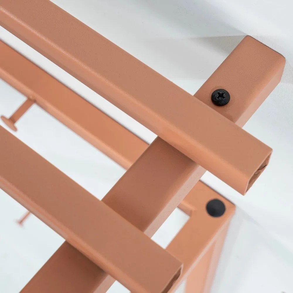 Lazacszínű fém fali fogas polccal Rizzoli – Spinder Design