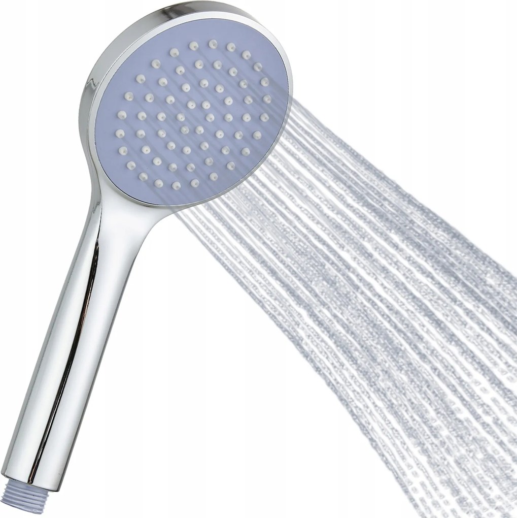 Zuhanyfej Zuhanyzó Króm Világos Lila Kerek Fúvókák