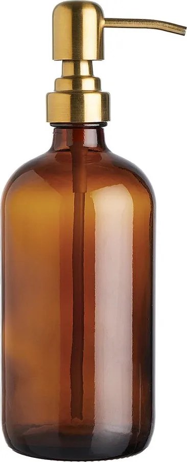 SOAP OPERA szappanadagoló, barna-arany 500ml