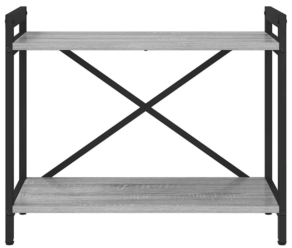 Könyvszekrény Szürke sonoma 60 x 30 x 48.5 cm Faanyag