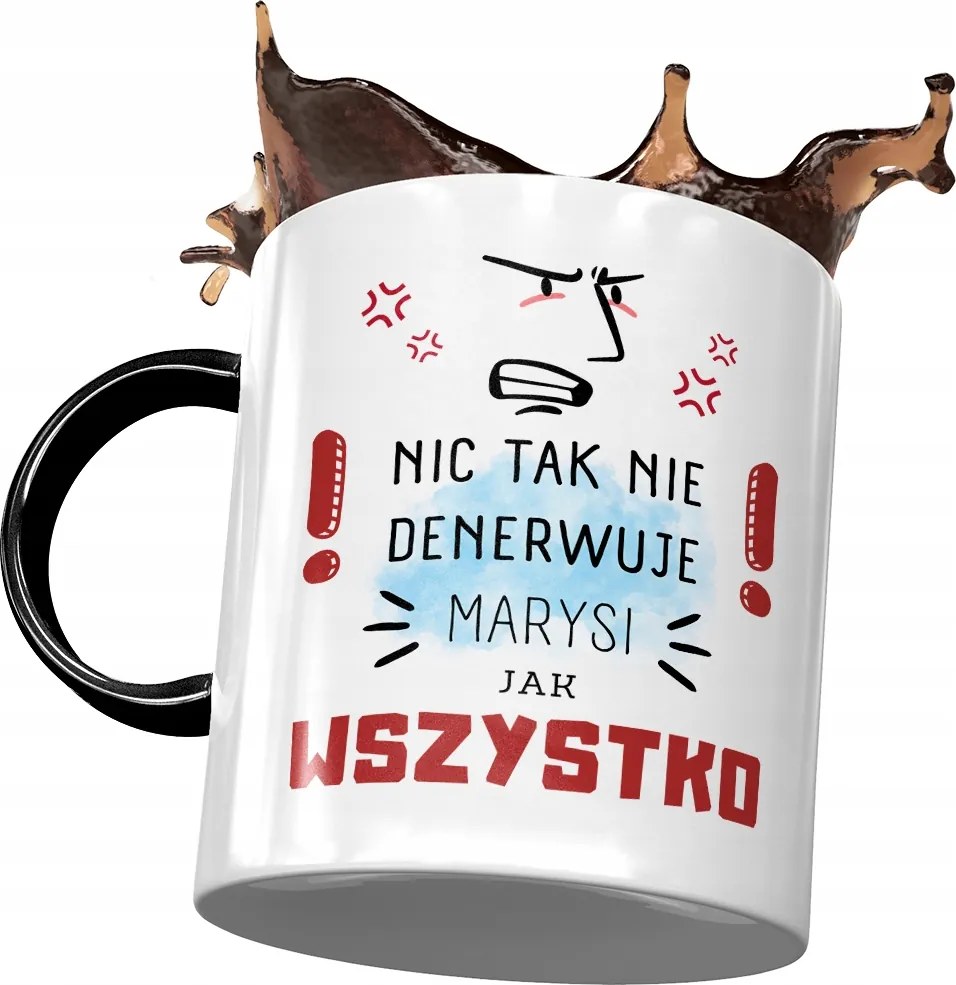 Fekete Bögre Maji Mari-nak Ajándék Nyomtatott Fotóval