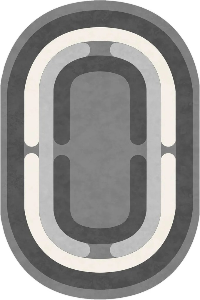 Lábtörlő, 40×60 cm – Sftkece047-Oval