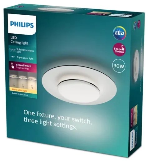 Philips- LED Dimmelhető mennyezeti lámpa GARNET SCENE SWITCH LED/30W/230V 2700K