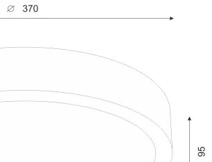 Brilagi - LED mennyezeti lámpa CARVALHO SLIM 2xE27/60W/230V tölgy-cseresznye 37