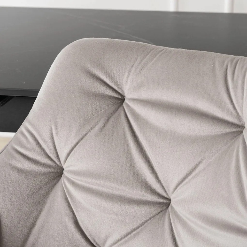 Szürke Bársony Étkezőszék. MODESTO