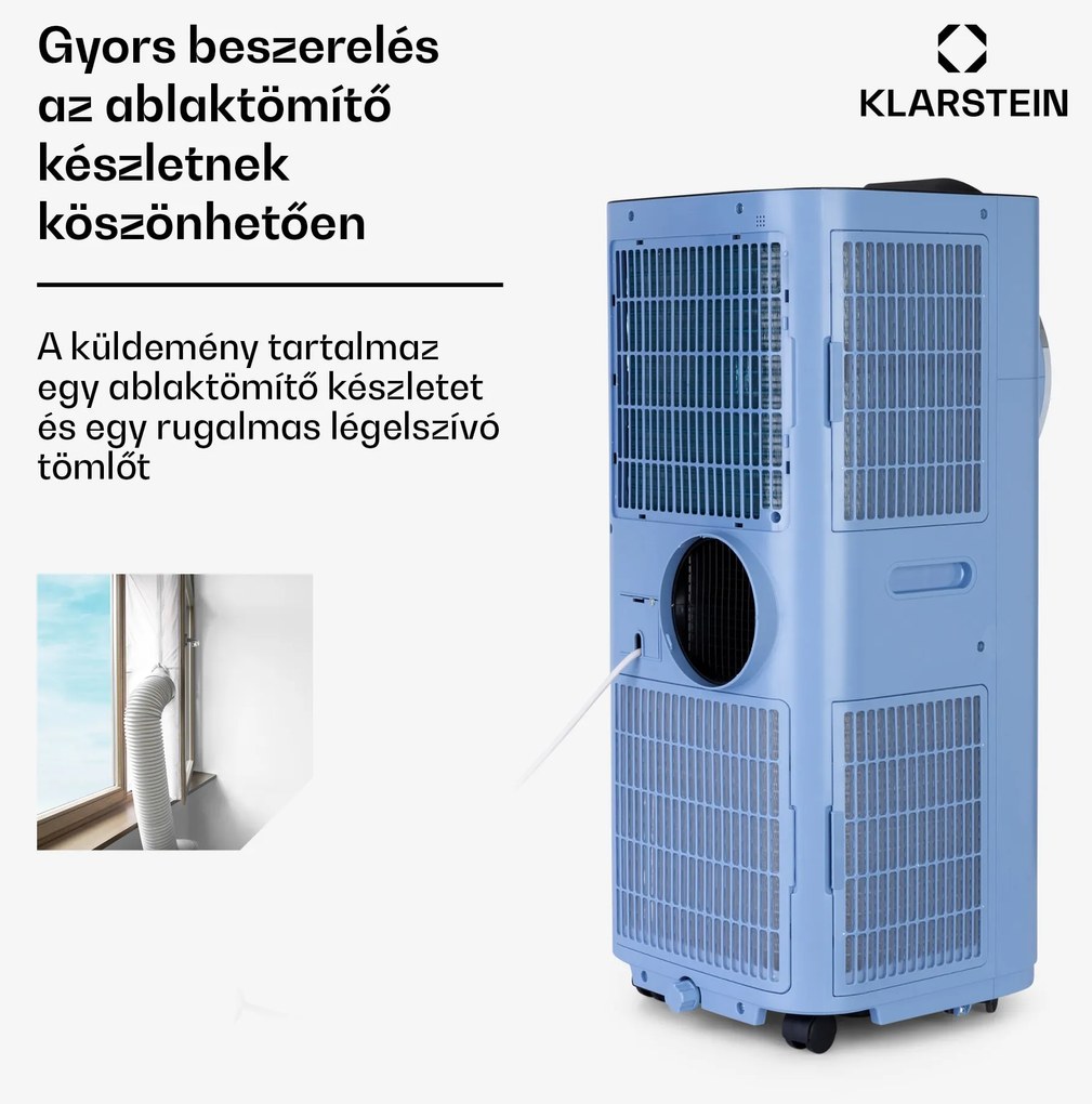 Kraftwerk Smart 12K, klíma 3 az 1-ben, 12 000 BTU, vezérlés alkalmazáson keresztül, távirányító