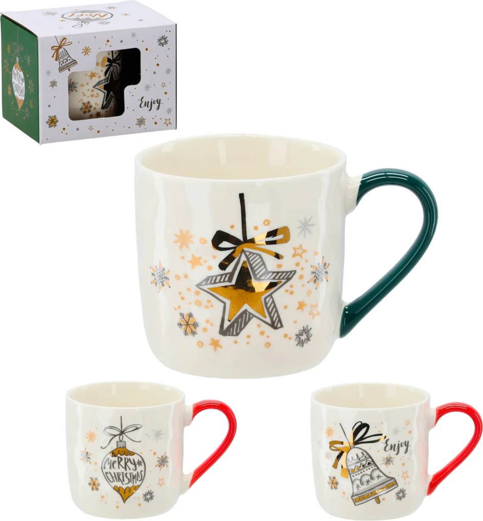 Porcelán Bögre 320ml Karácsonyi Ajándék