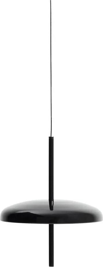 Fekete LED dimmelhető mennyezeti lámpa fém búrával ø 16 cm Porte – Kave Home