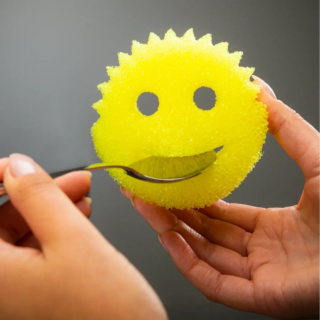 Scrub Daddy Fresh Lemon szivacs, sárga