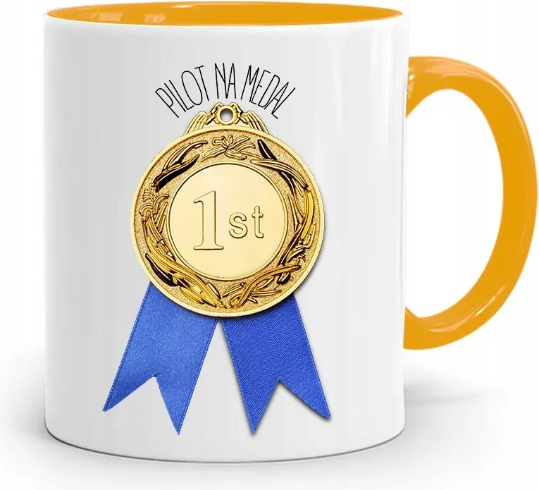 Távirányítós Bögre Sárga Születésnapi Ajándék fényképes nyomtatással