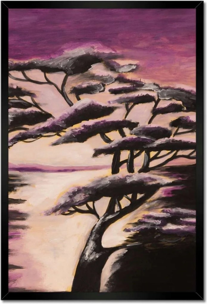 Poszterek keretben 40x60 Este a szavannán