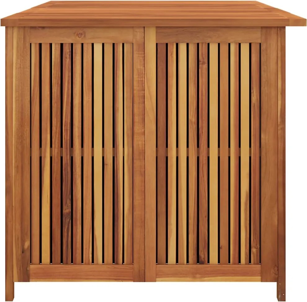 vidaXL tömör akácfa kerti tárolóláda 175x80x75 cm
