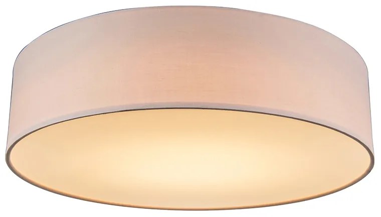 Mennyezeti lámpa rózsaszín 40 cm LED-del - Drum LED