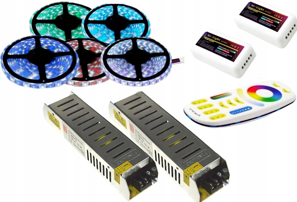 LED-es vízálló Rgbw szett Mi-Light Premium 25m