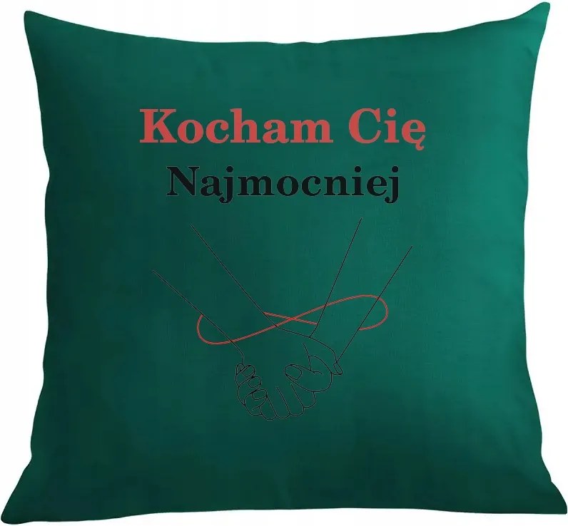 Párna párnahuzat Valentin napra Szeretlek a legjobban
