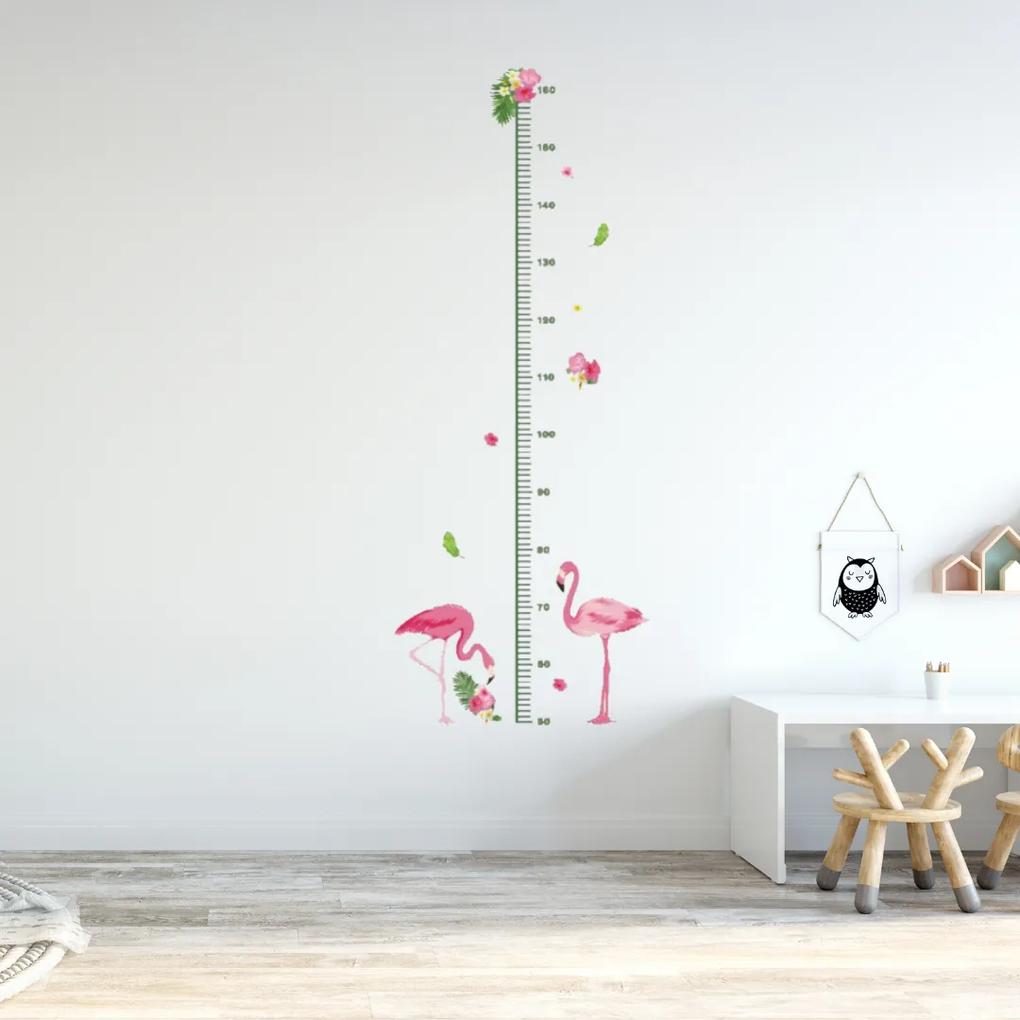 Falmatrica "Gyerek méter - Flamingók" 45x115 cm
