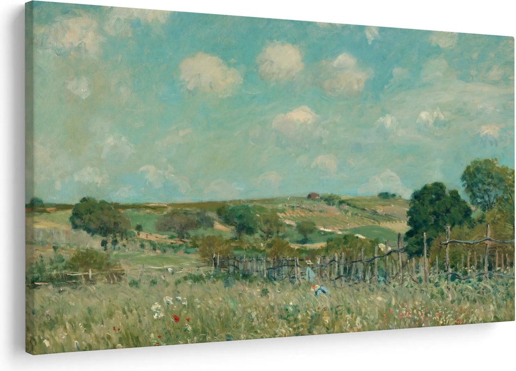 Kép - Alfred Sisley, Meadow, reprodukciók (90x60 cm)
