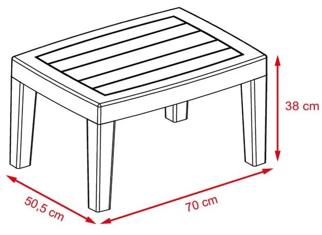 Avenberg MELFI Nagy rattan szett - fekete rattan