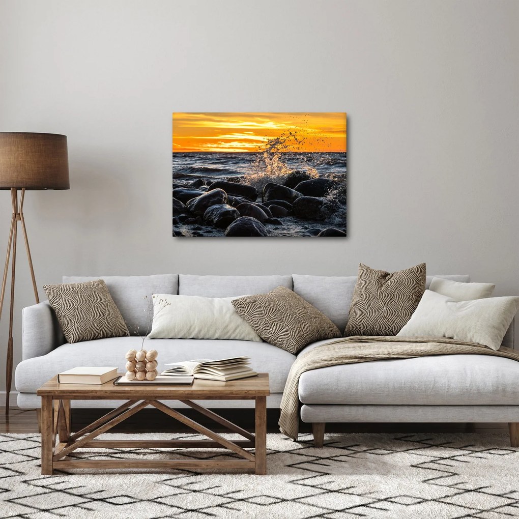 A tenger hullámai képe (70x50 cm)