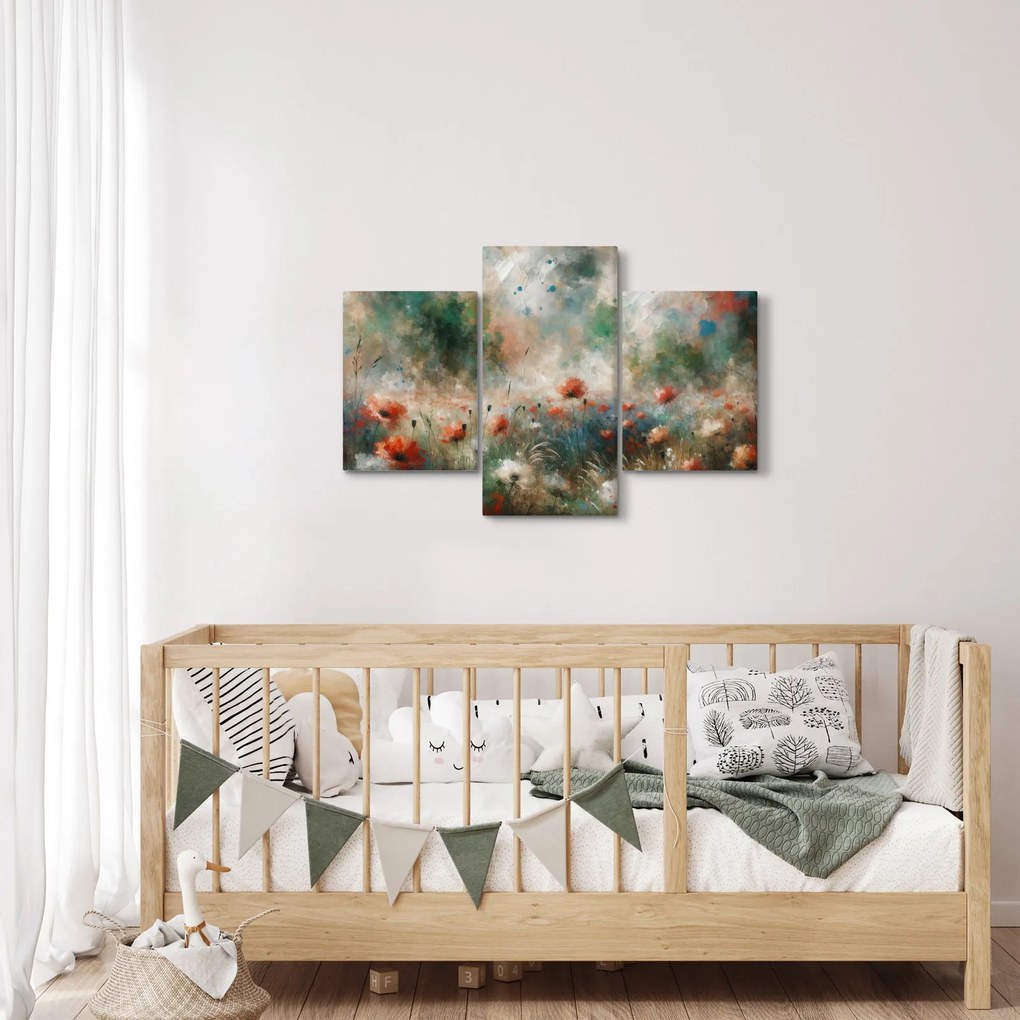 Kép – Pipacsmező absztrakciója (90x60 cm)