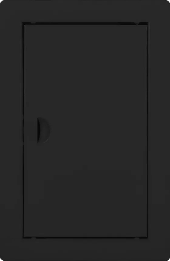 Revíziós Ajtó Fém Fekete 25x40 Patentos