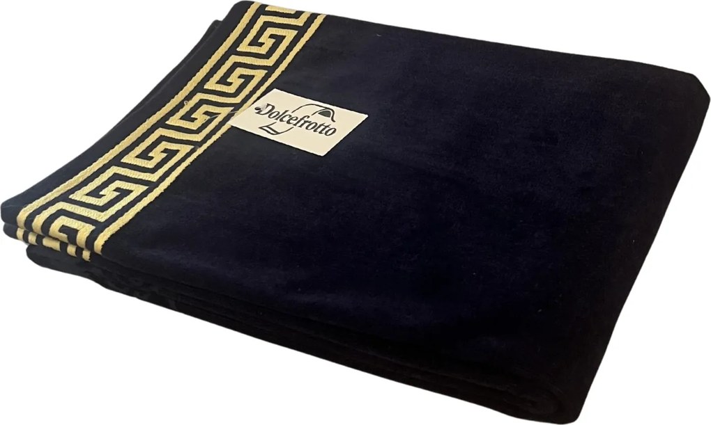 POSEIDON Strandtörölköző sötétkék 165x90cm