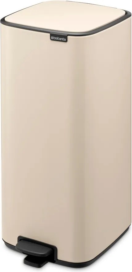 Bézs acél pedálos szemetes 30 l Bo – Brabantia