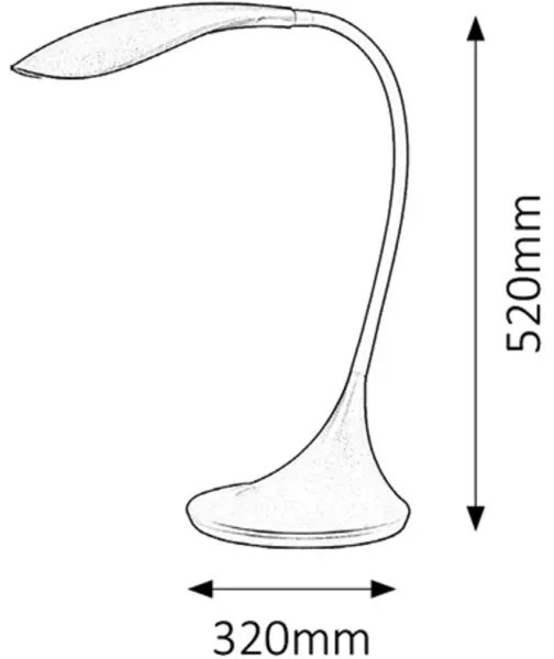 Rabalux 4167 - Dimmelhető LED lámpa DOMINIC LED/4,5W/230V