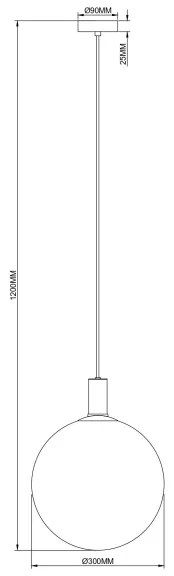Zuma Line 003064-034739 - NUA kábeles függeszték 1xE27/25W/230V átm. 30 cm arany/fekete