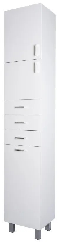 Viva STYLE Fürdőszoba ÁLLÓSZEKRÉNY 192 magas szennyestartós - BALOS - 35 x 28 x 192 cm