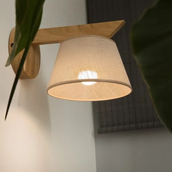 Fali lámpa ANTONIO 1xE14/40W/230V tölgy