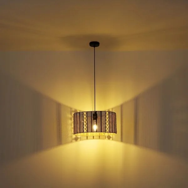 Globo 15450H - ABINY 1xE27/60W/230V arany/fekete függeszték