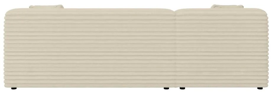 Bézs kordbársony sarokkanapé (bal oldali-heverő résszel) Martin – Ropez