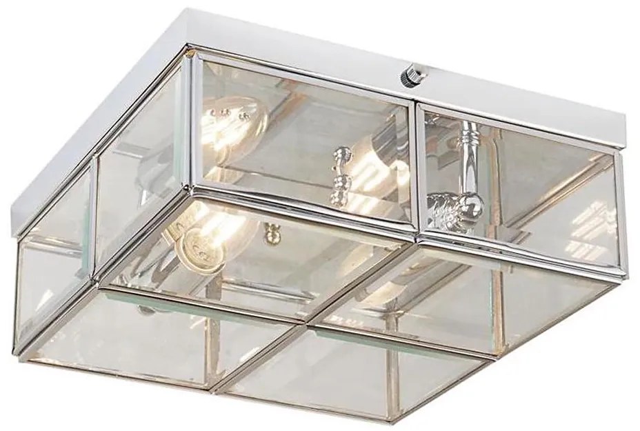 Searchlight 6769-26CC - Mennyezeti lámpa FLUSH 2xE14/40W/230V króm