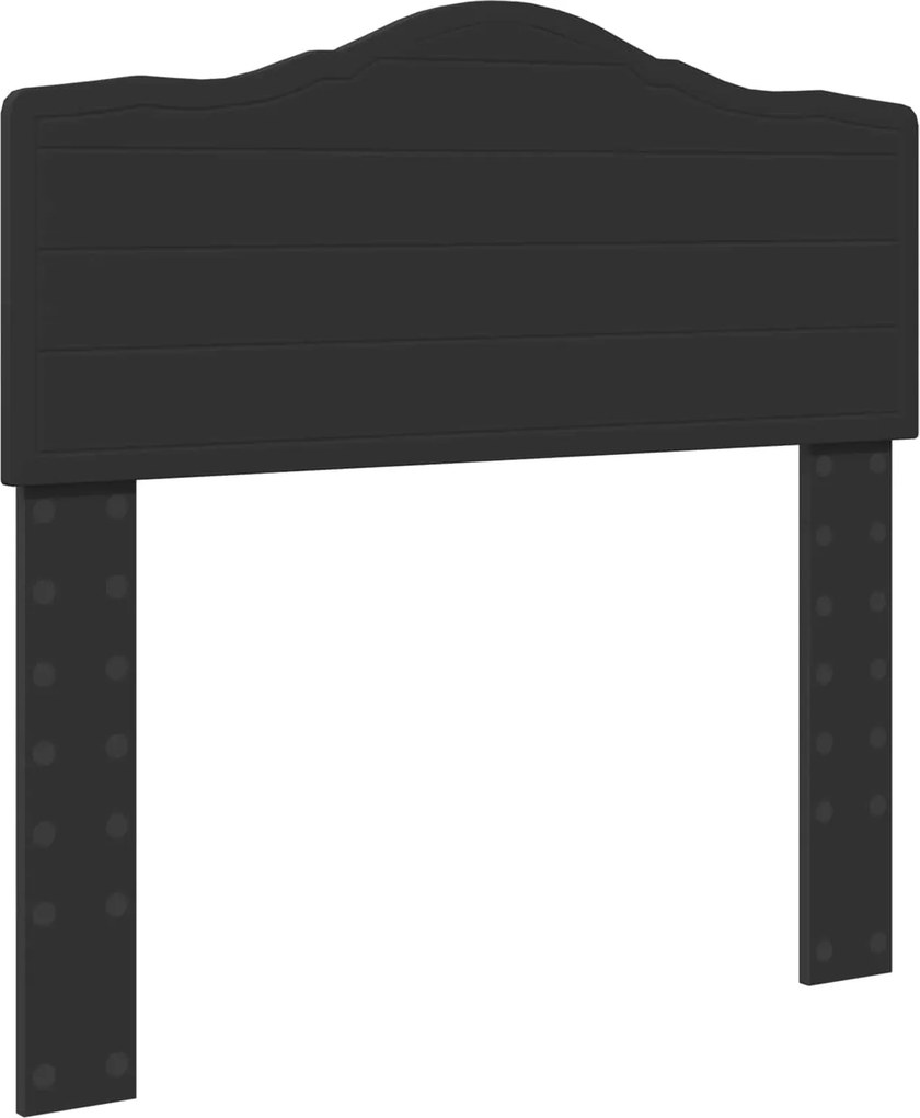 vidaXL Fejtámla Fekete tölgy 80 cm Faanyag