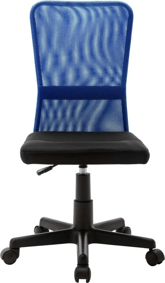 vidaXL fekete-kék hálószövetű irodaszék 44 x 52 x 100 cm