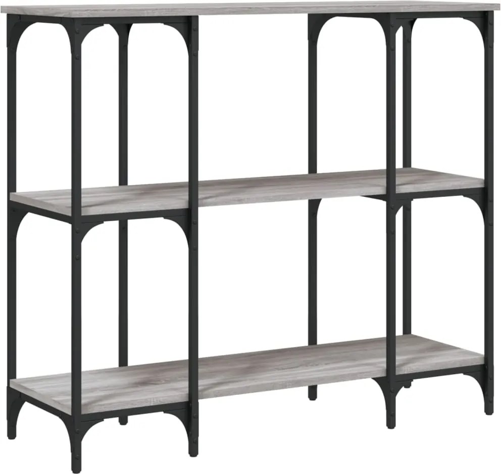 vidaXL szürke sonoma színű szerelt fa tálalóasztal 102x35x90 cm