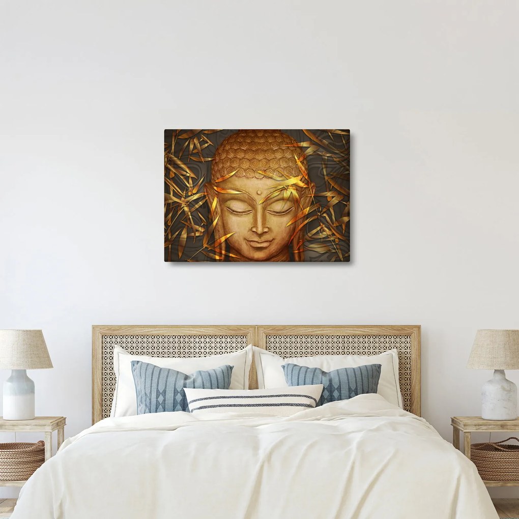 Kép - arany Buddha (70x50 cm)