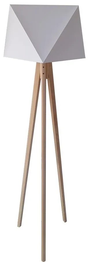 Állólámpa BAKARO 1xE27/60W/230V fenyő fehér