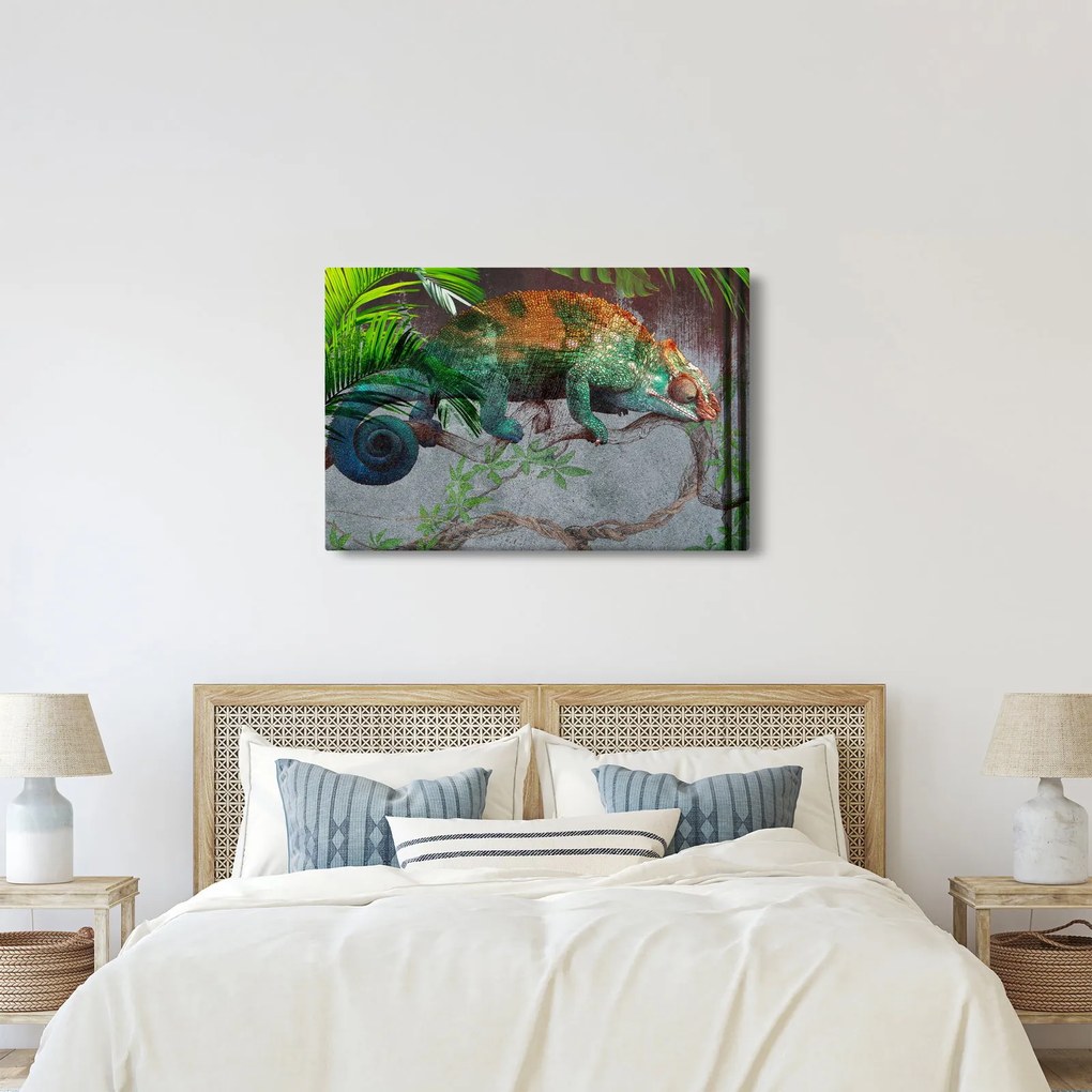 Kép - kaméleon (90x60 cm)