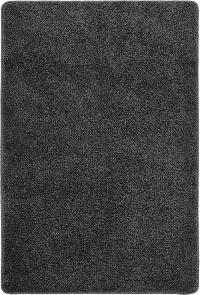 vidaXL sötétszürke csúszásmentes bozontos szőnyeg 140 x 200 cm
